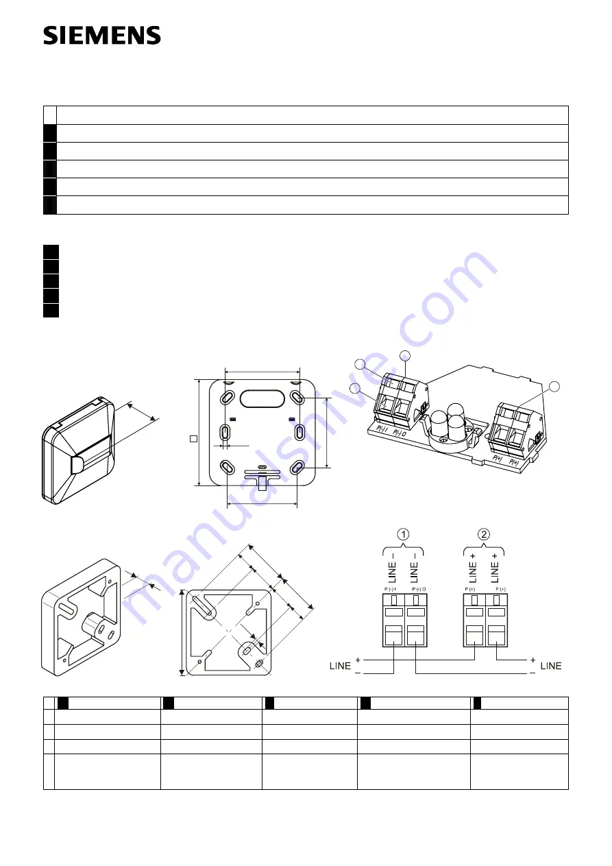 Siemens FDCAI221 Installation Manual Download Page 1