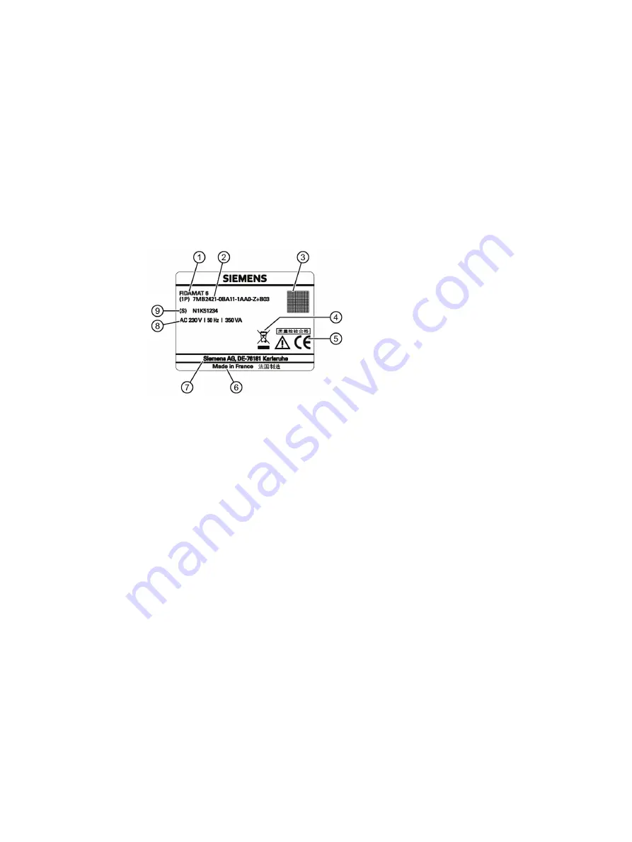 Siemens FIDAMAT 6 Operating Instructions Manual Download Page 147