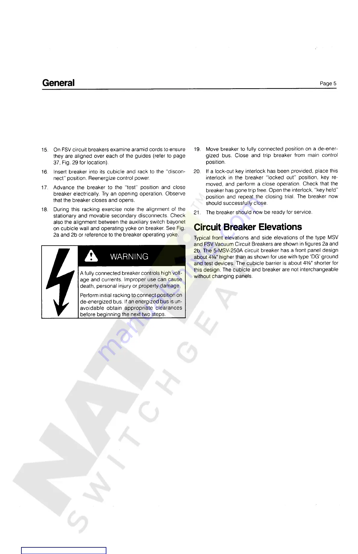 Siemens FSV Instructions, Installation, Operation, Maintenance Download Page 10