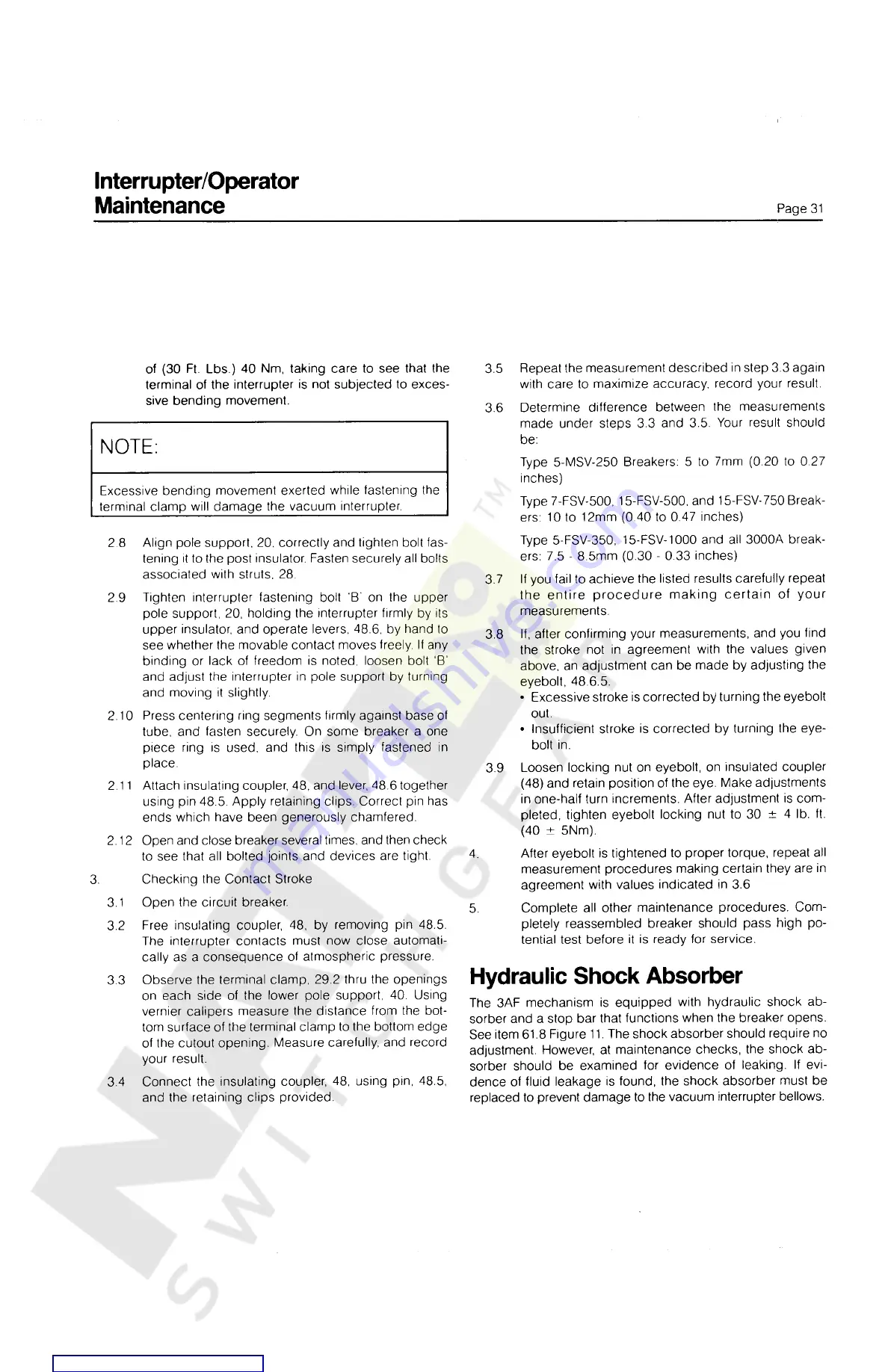 Siemens FSV Instructions, Installation, Operation, Maintenance Download Page 36