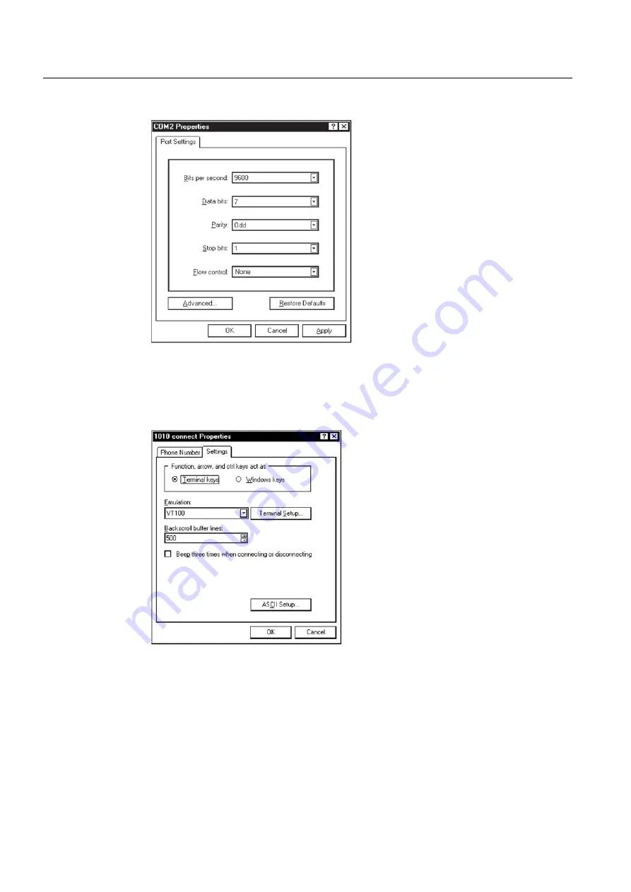 Siemens FUG1010 IP65 NEMA 4X Operating Instructions Manual Download Page 181