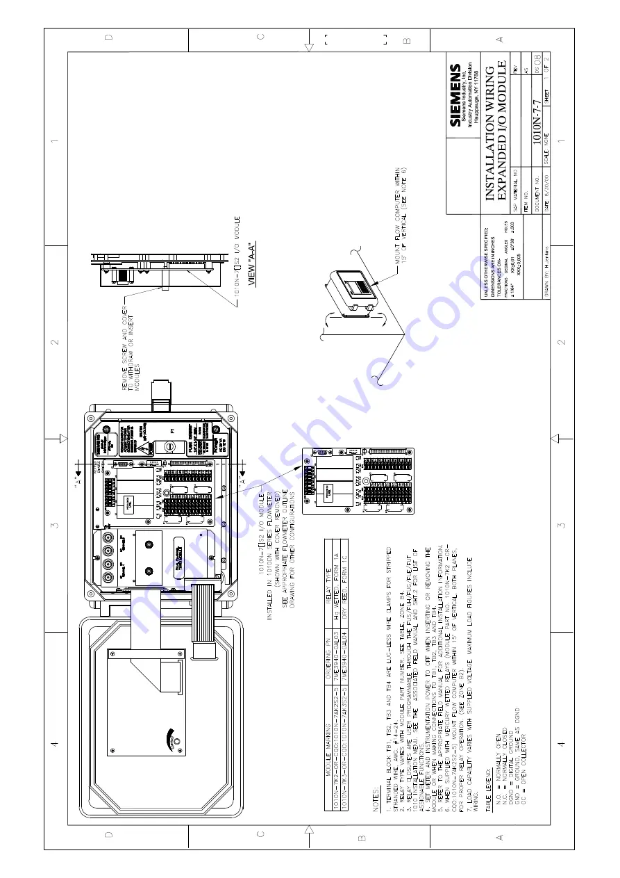 Siemens FUG1010 IP65 NEMA 4X Скачать руководство пользователя страница 197