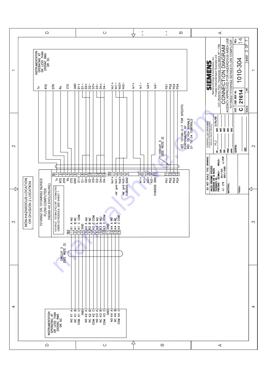 Siemens FUG1010 IP65 NEMA 4X Скачать руководство пользователя страница 207