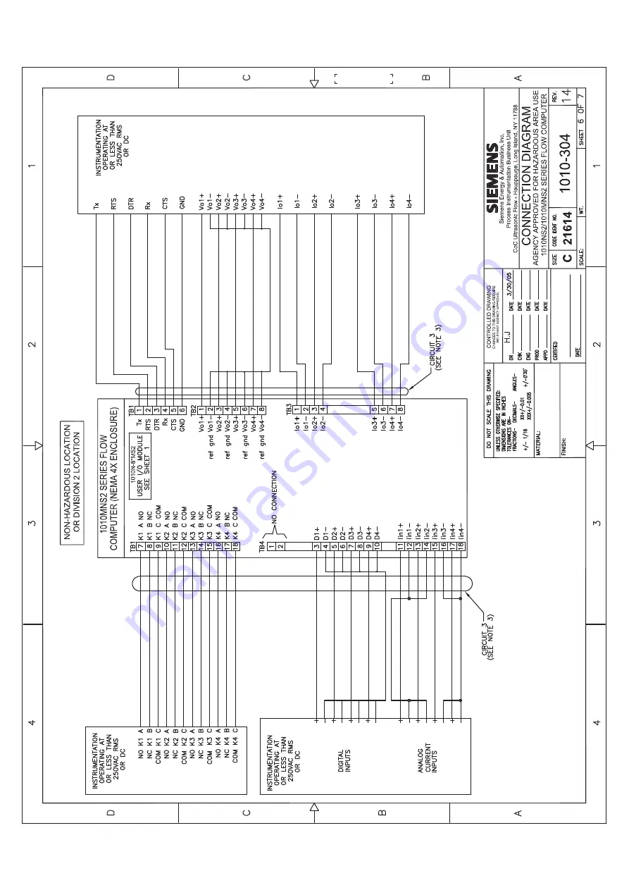 Siemens FUG1010 IP65 NEMA 4X Скачать руководство пользователя страница 210