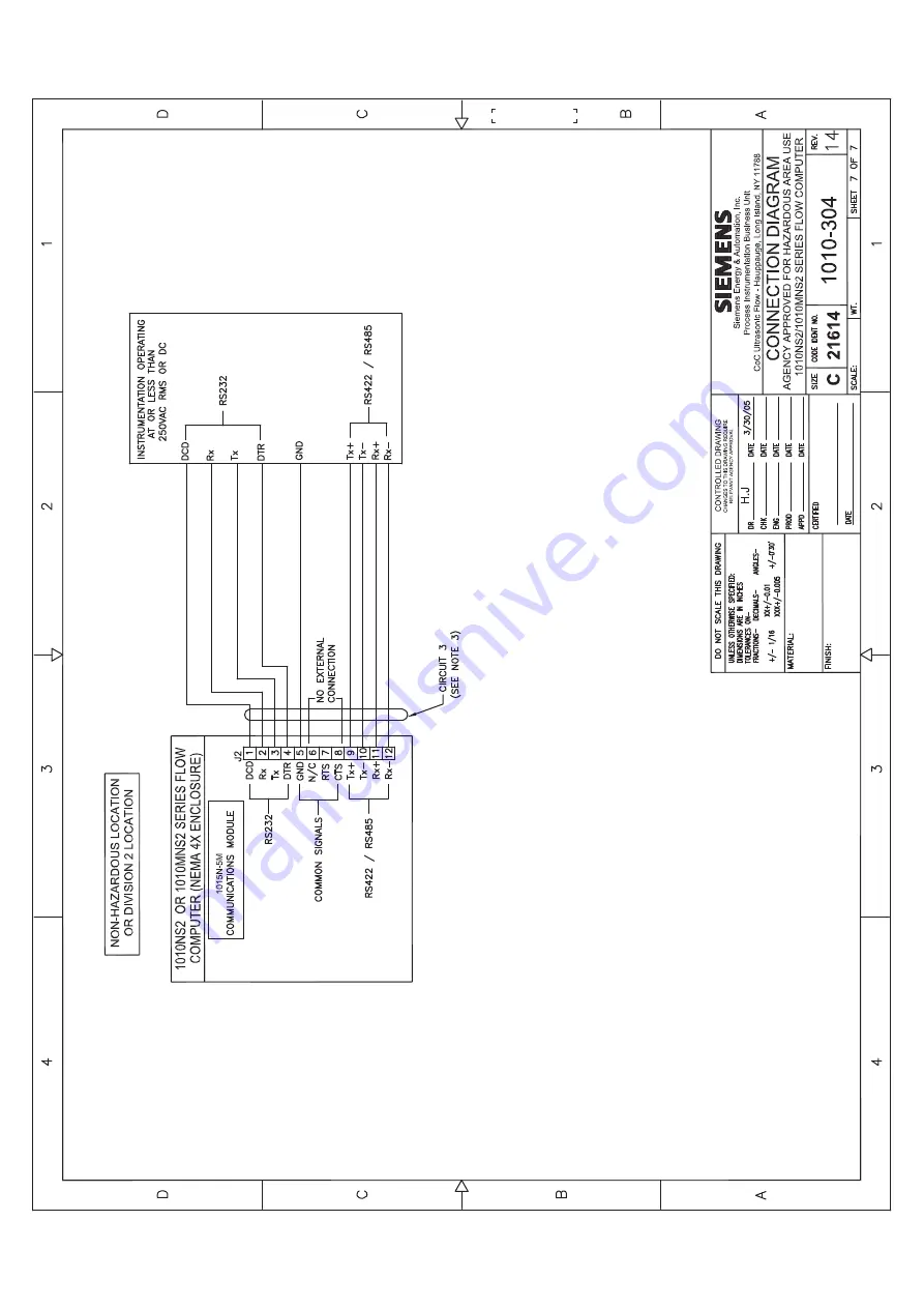 Siemens FUG1010 IP65 NEMA 4X Скачать руководство пользователя страница 211