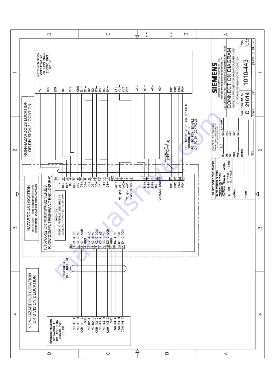 Siemens FUG1010 IP65 NEMA 4X Operating Instructions Manual Download Page 217