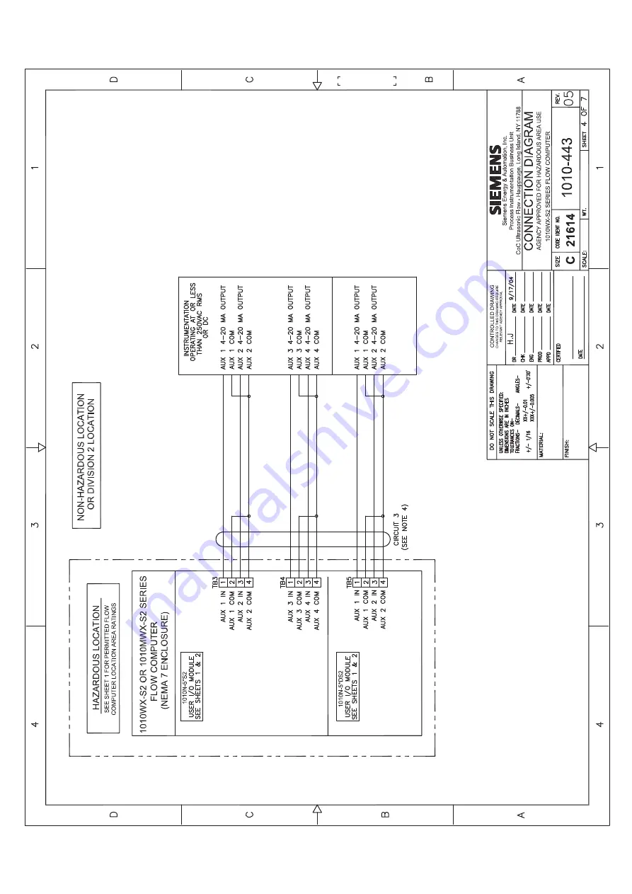 Siemens FUG1010 IP65 NEMA 4X Скачать руководство пользователя страница 218