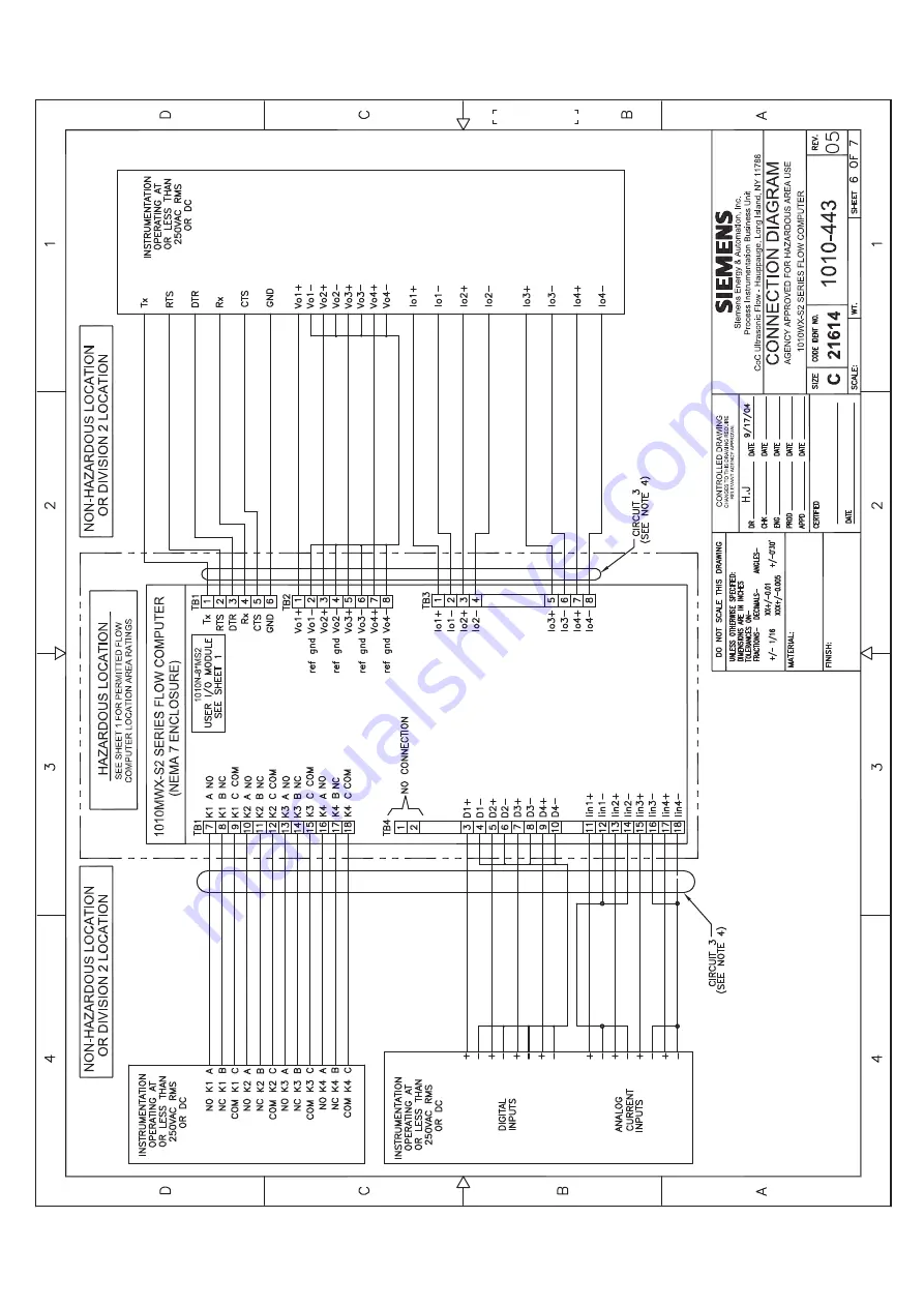 Siemens FUG1010 IP65 NEMA 4X Скачать руководство пользователя страница 220