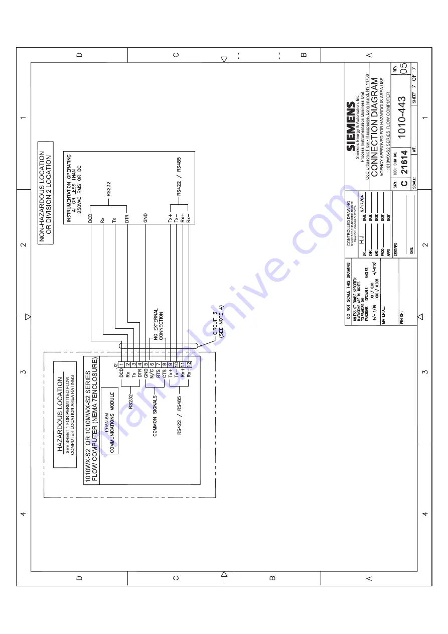 Siemens FUG1010 IP65 NEMA 4X Скачать руководство пользователя страница 221