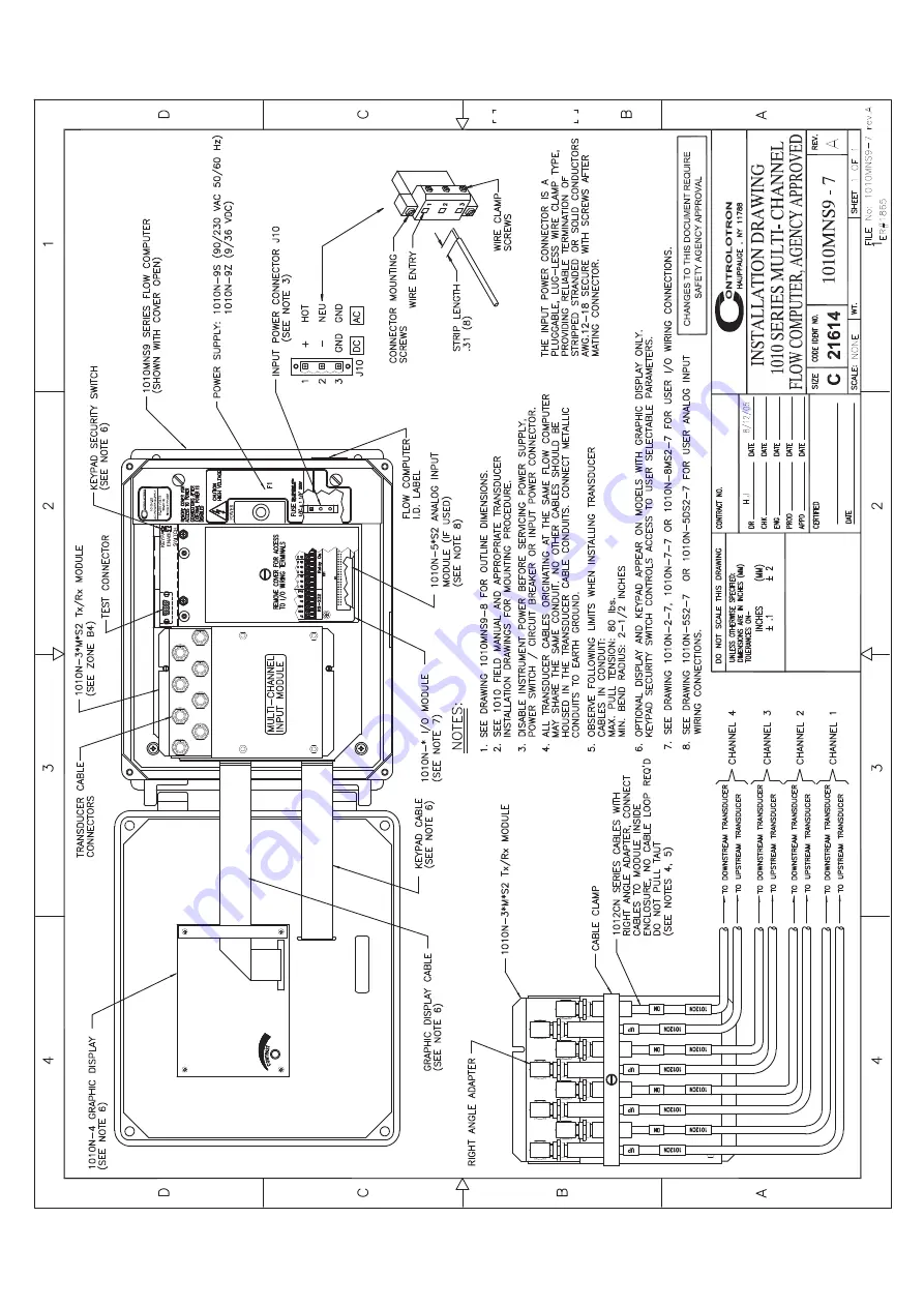 Siemens FUG1010 IP65 NEMA 4X Operating Instructions Manual Download Page 223