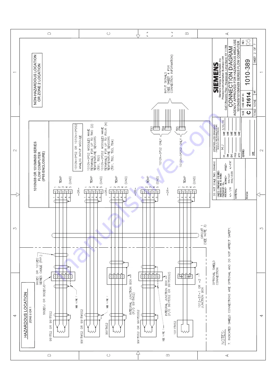 Siemens FUG1010 IP65 NEMA 4X Скачать руководство пользователя страница 225