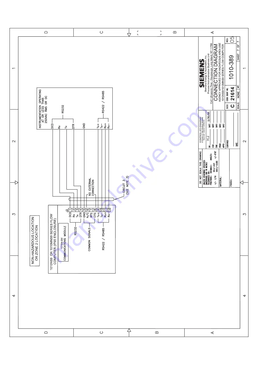 Siemens FUG1010 IP65 NEMA 4X Скачать руководство пользователя страница 230