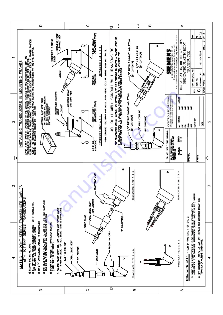 Siemens FUG1010 IP65 NEMA 4X Скачать руководство пользователя страница 245