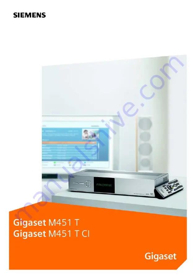 Siemens Gigaset M451 T CI Manual Download Page 3