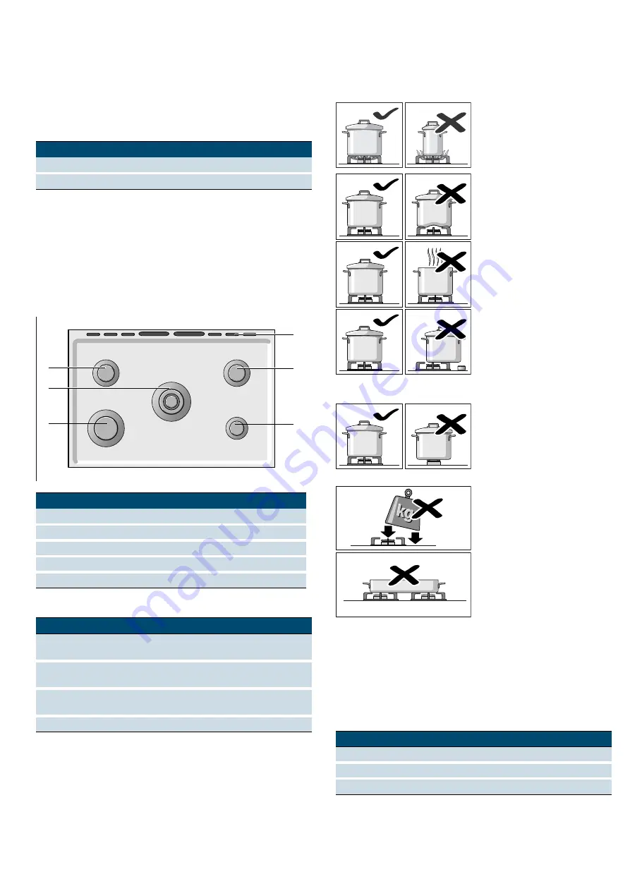 Siemens HG73G6257M Instruction Manual Download Page 10