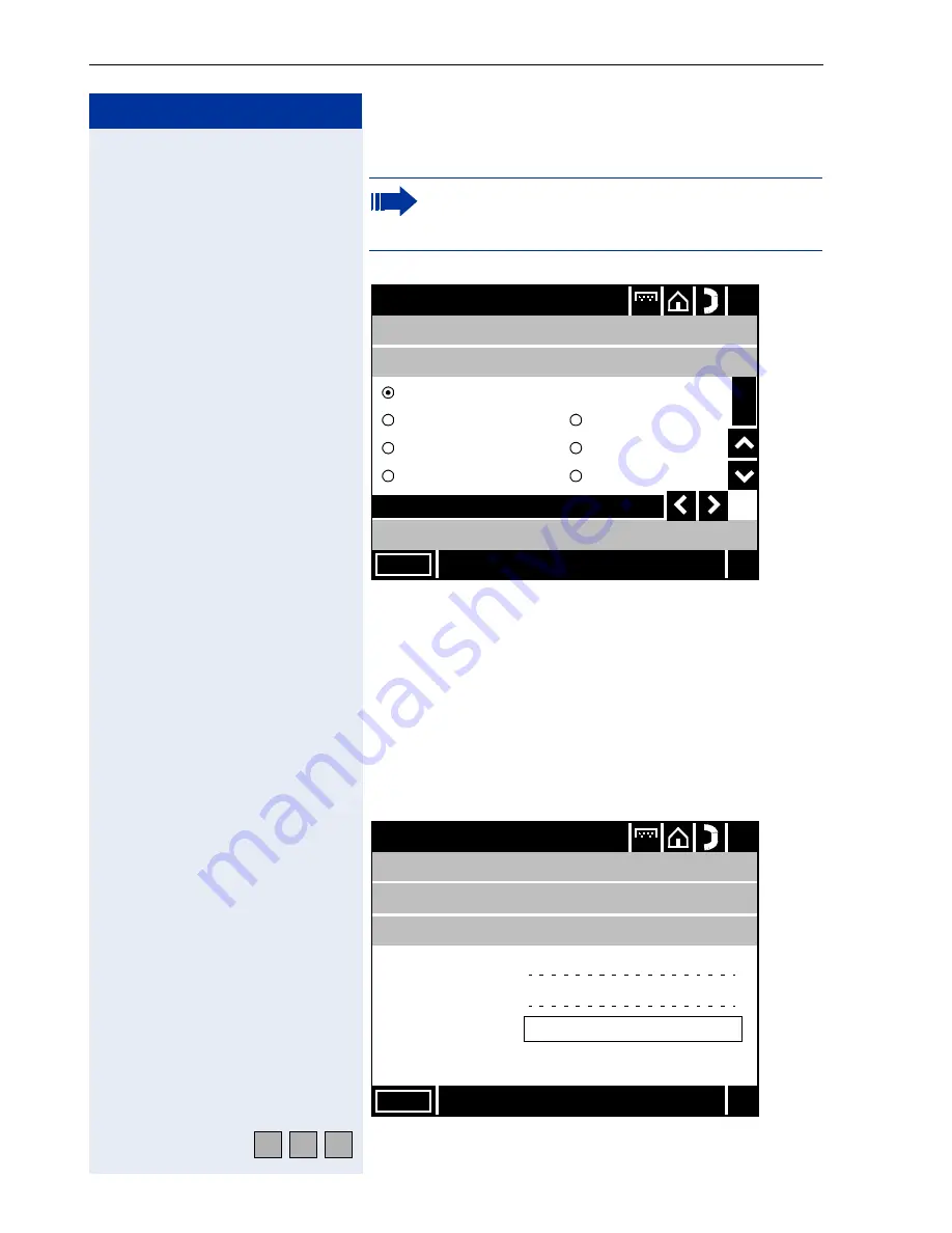 Siemens HiPath 3000 V3.0 or later Gigaset M1 Professional Operating Instructions Manual Download Page 192