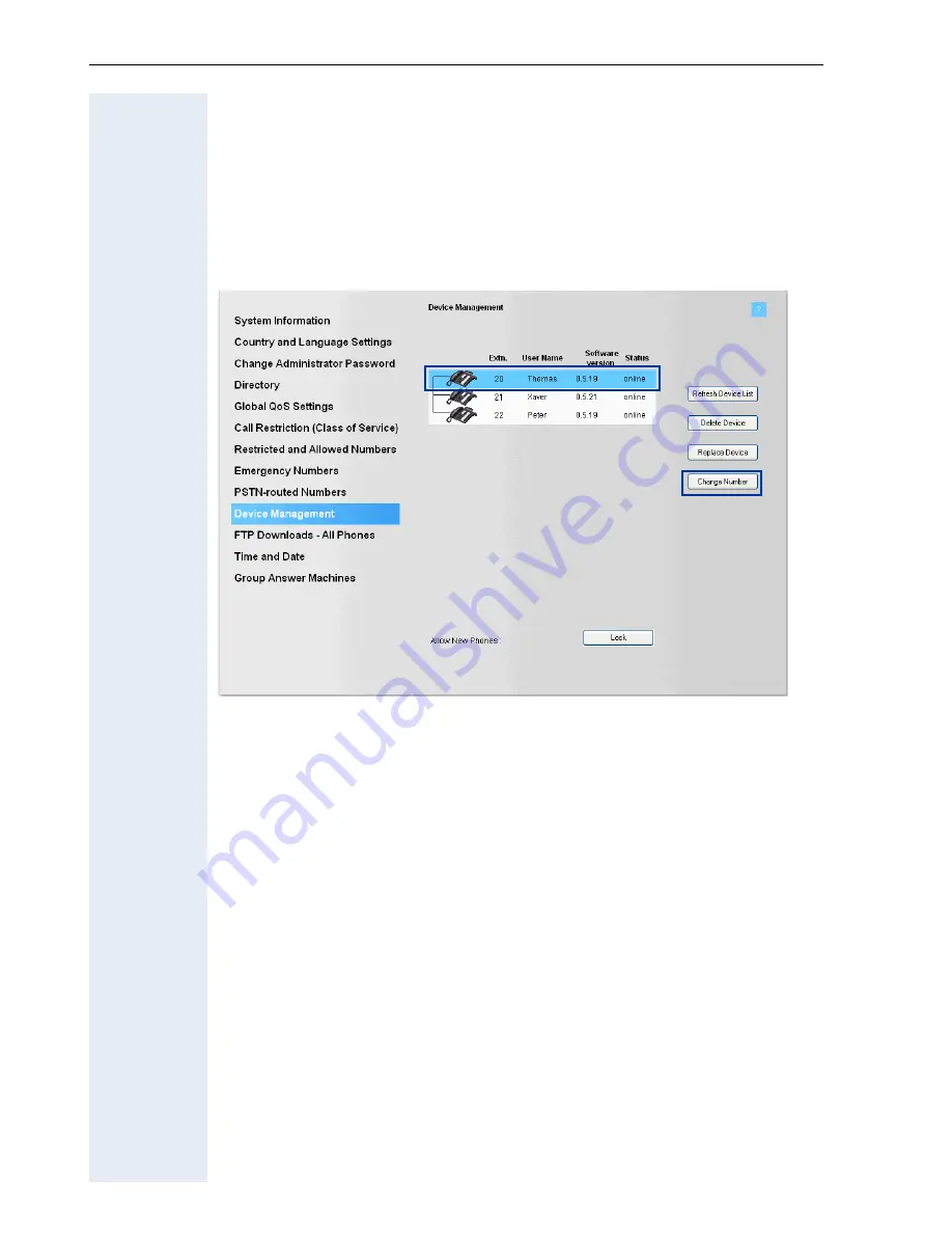 Siemens Hipath bizip 410 Administration Manual Download Page 104