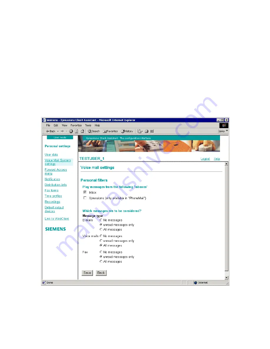 Siemens HiPath Xpressions User Manual Download Page 139