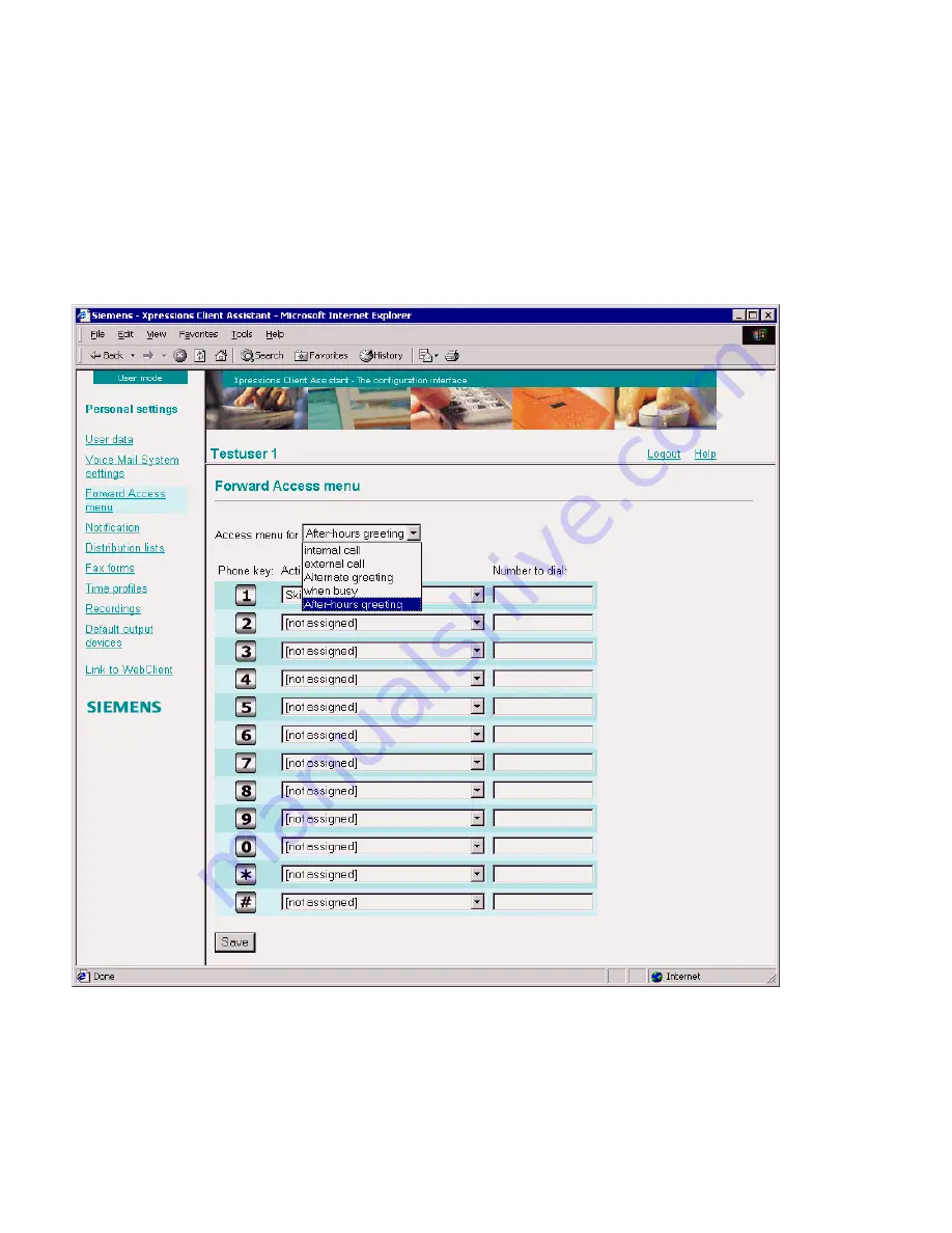 Siemens HiPath Xpressions User Manual Download Page 140