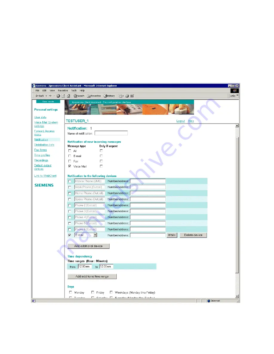 Siemens HiPath Xpressions User Manual Download Page 144