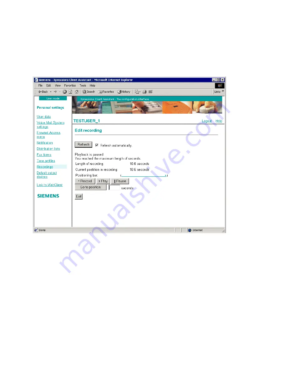 Siemens HiPath Xpressions User Manual Download Page 155