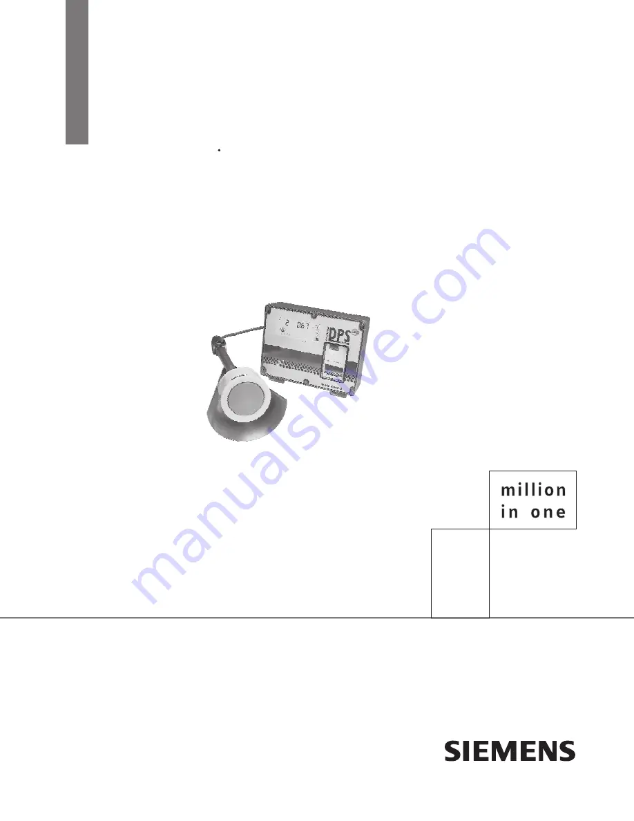 Siemens interranger DPS300 Instructional Manual Download Page 1