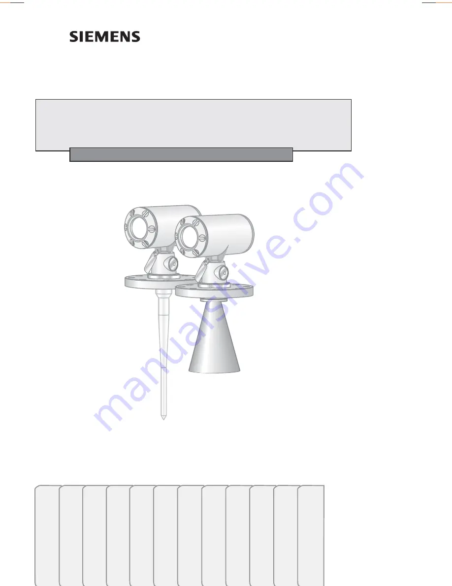 Siemens IQ RADAR 300 Quick Start Manual Download Page 1