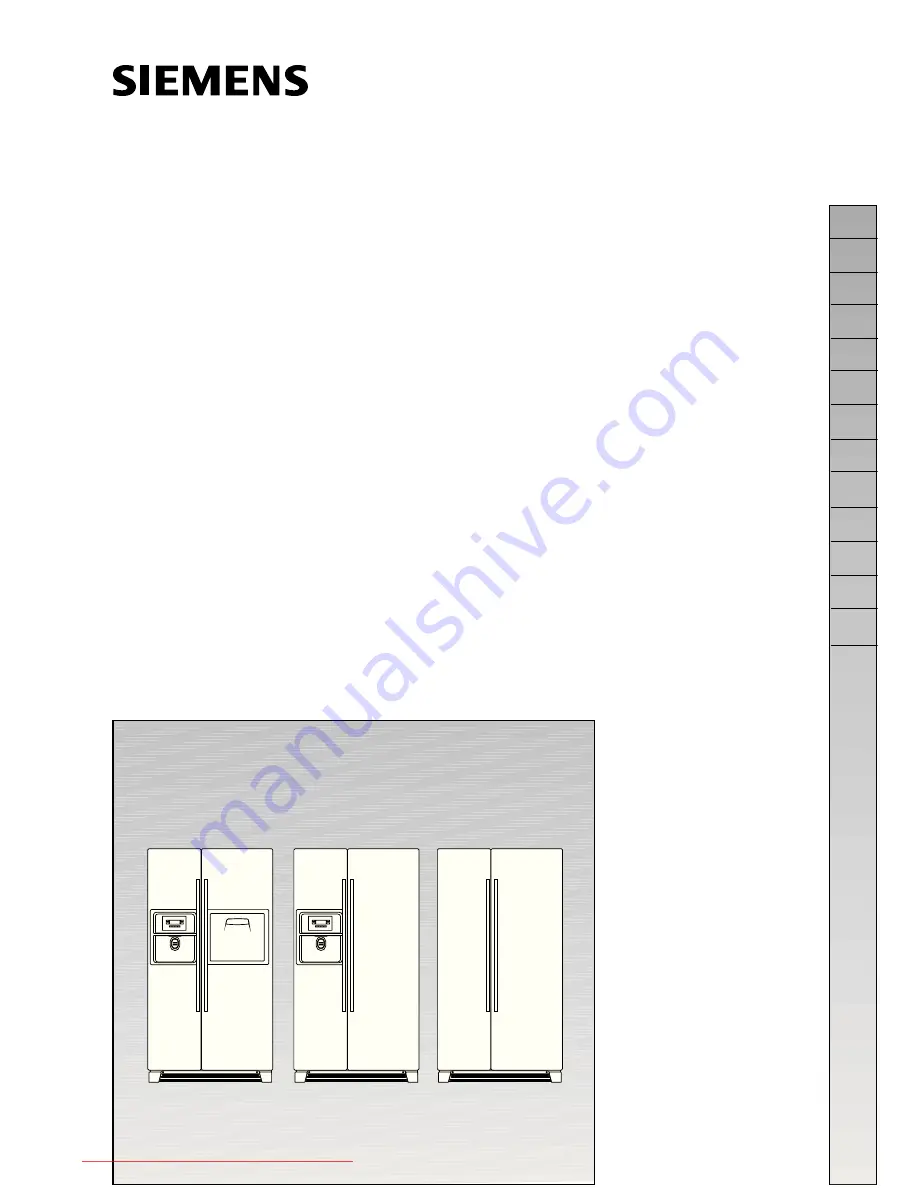 Siemens KA58NA40 Operating And Installation Instructions Download Page 1