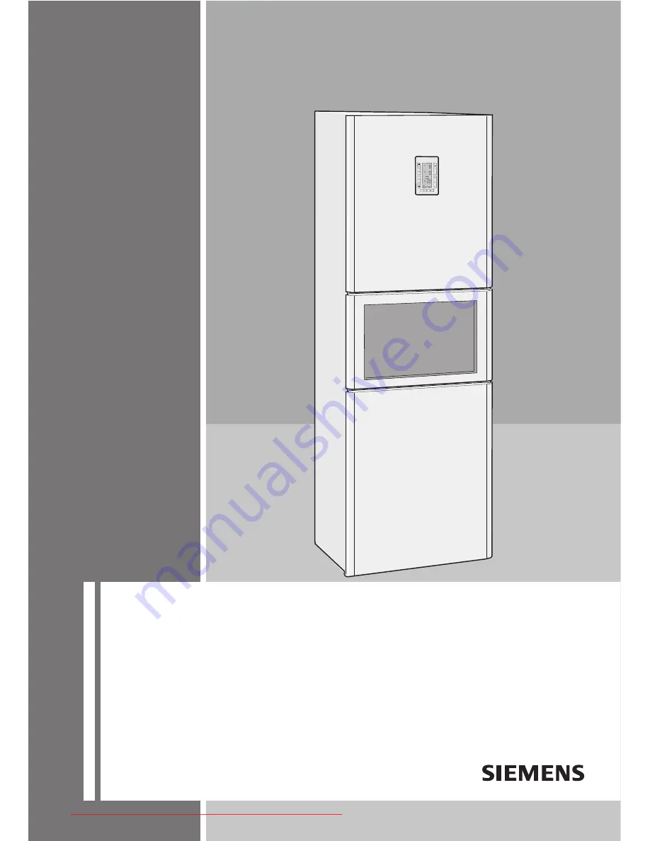 Siemens KG..W SERIES Скачать руководство пользователя страница 1