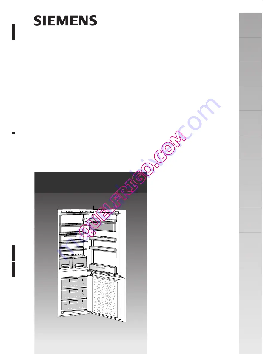 Siemens KI30E440 Instructions For Use Manual Download Page 1