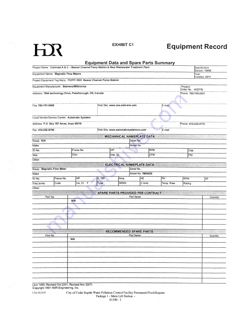 Siemens MAG 1100 Operating Instructions Manual Download Page 5