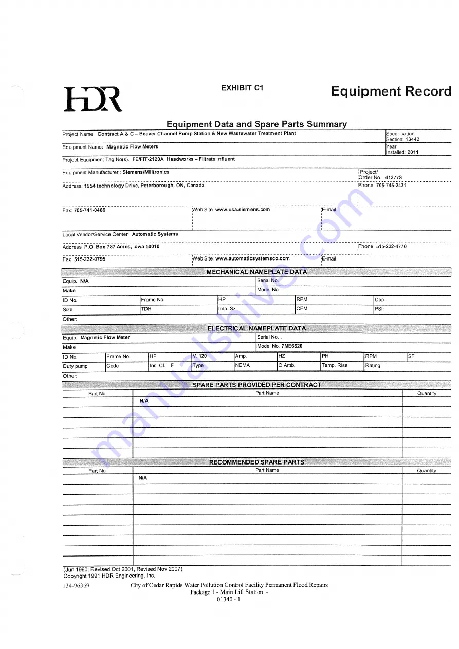 Siemens MAG 1100 Operating Instructions Manual Download Page 8