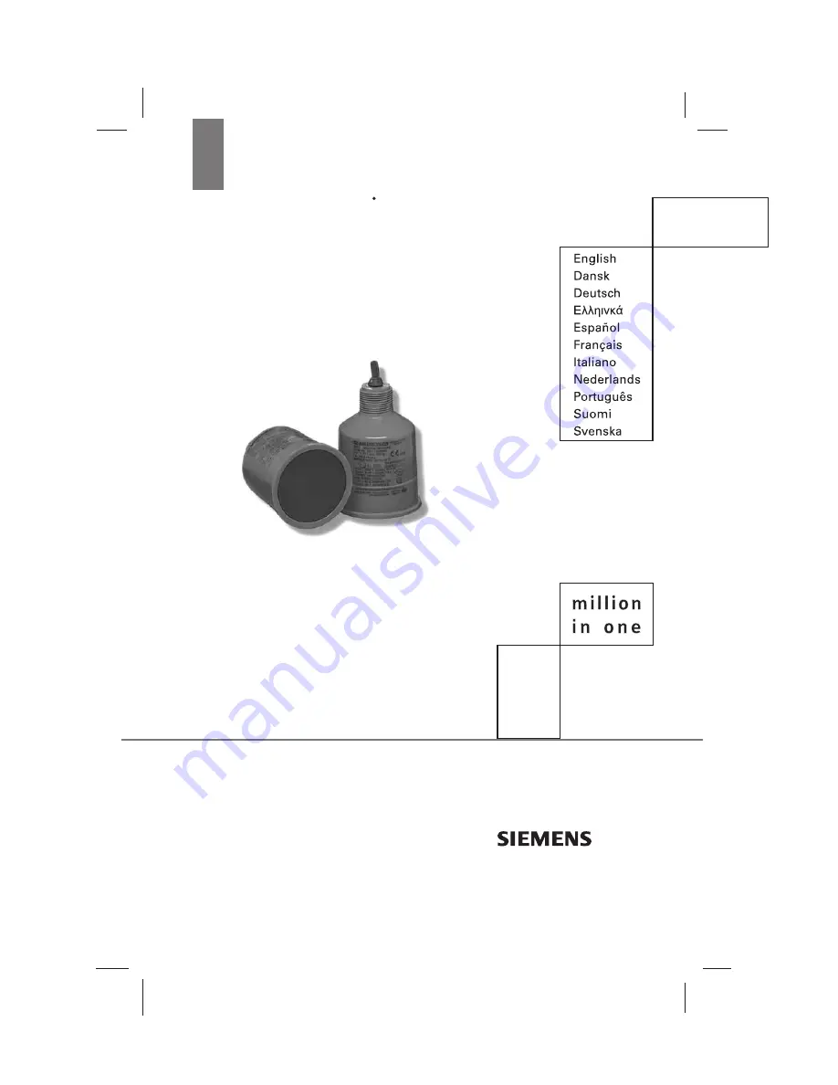 Siemens MAG 1100 Operating Instructions Manual Download Page 445