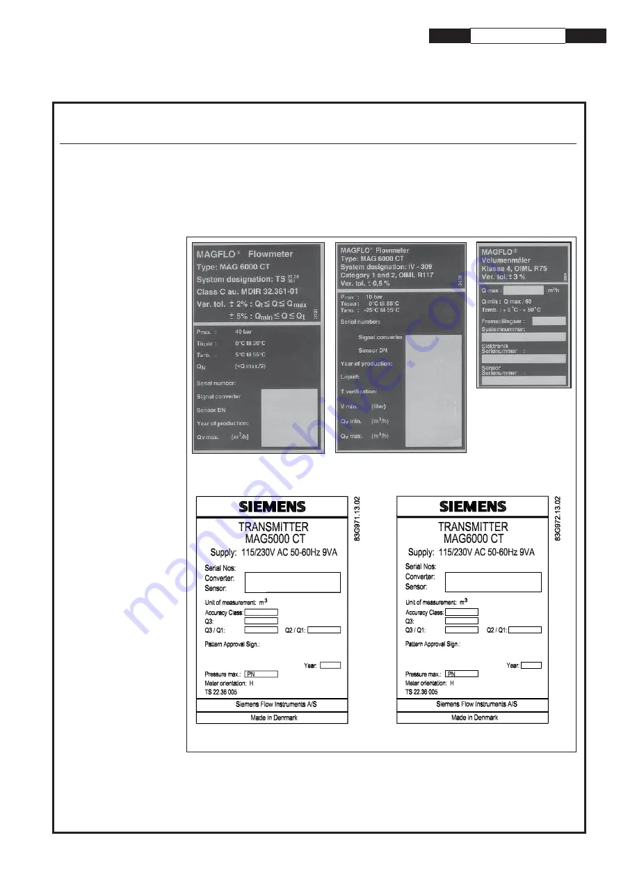 Siemens MAG 5000 CT Instructions Manual Download Page 1