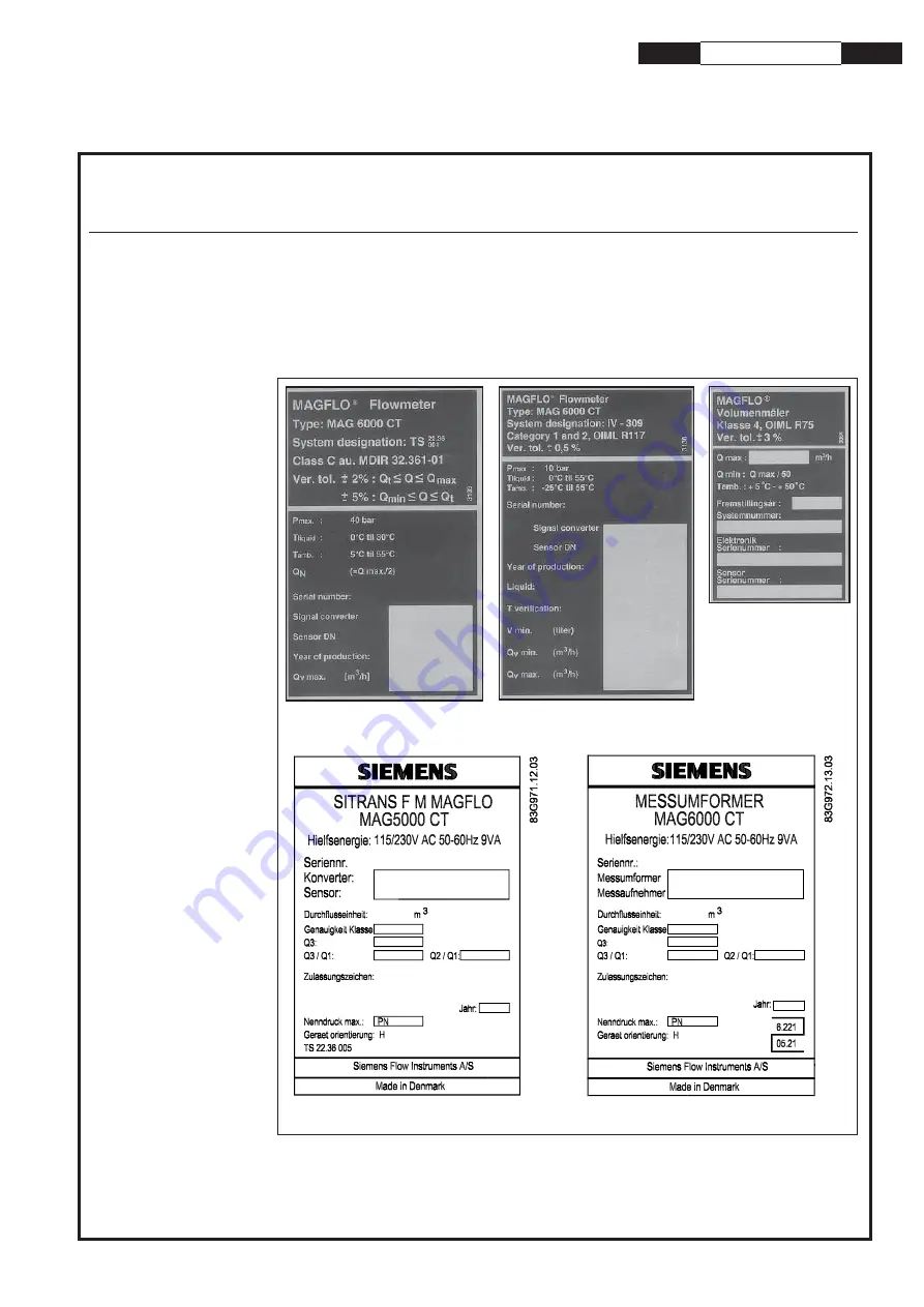 Siemens MAG 5000 CT Instructions Manual Download Page 5