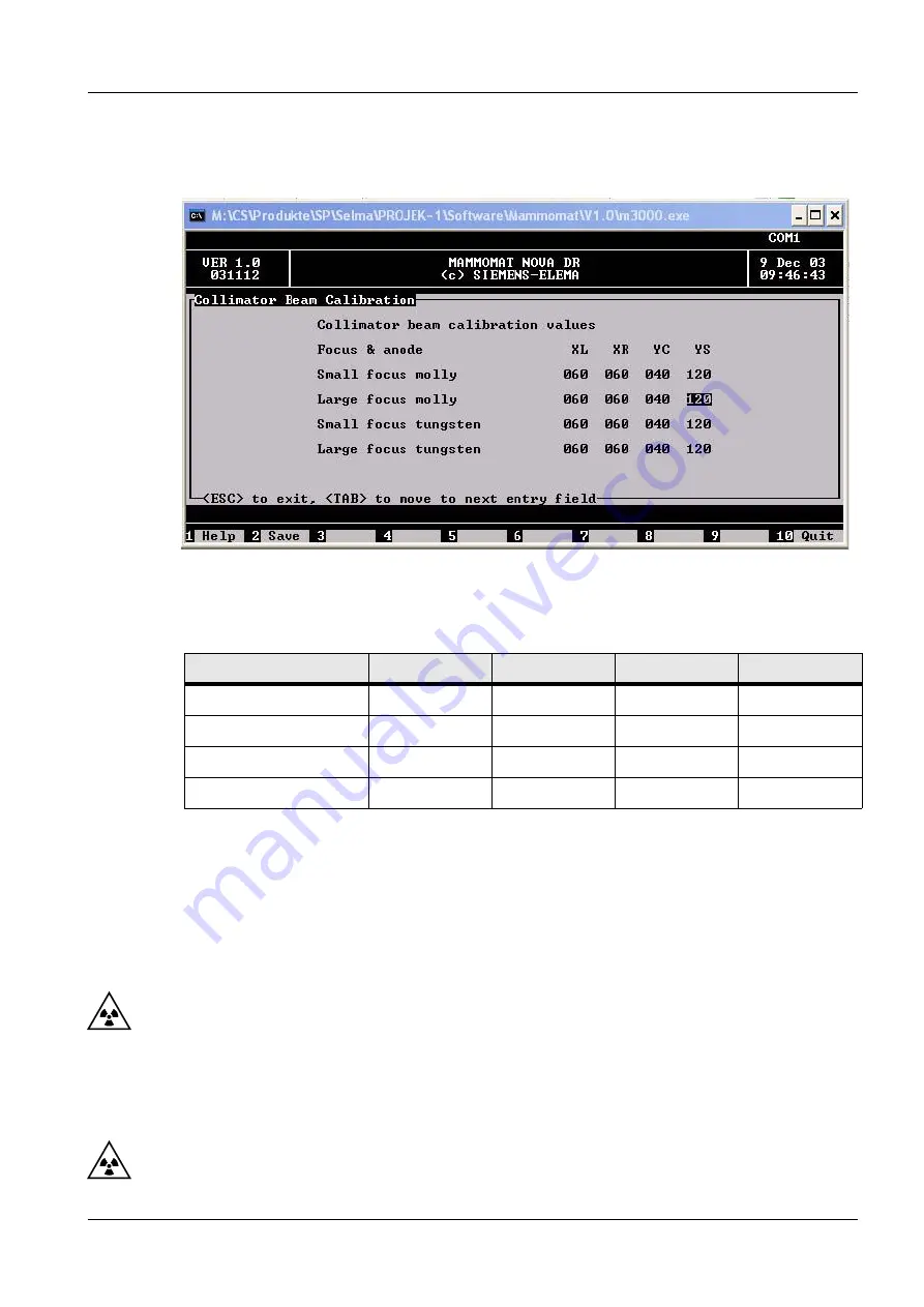 Siemens MAMMOMAT Novation DR Installation Manual Download Page 47