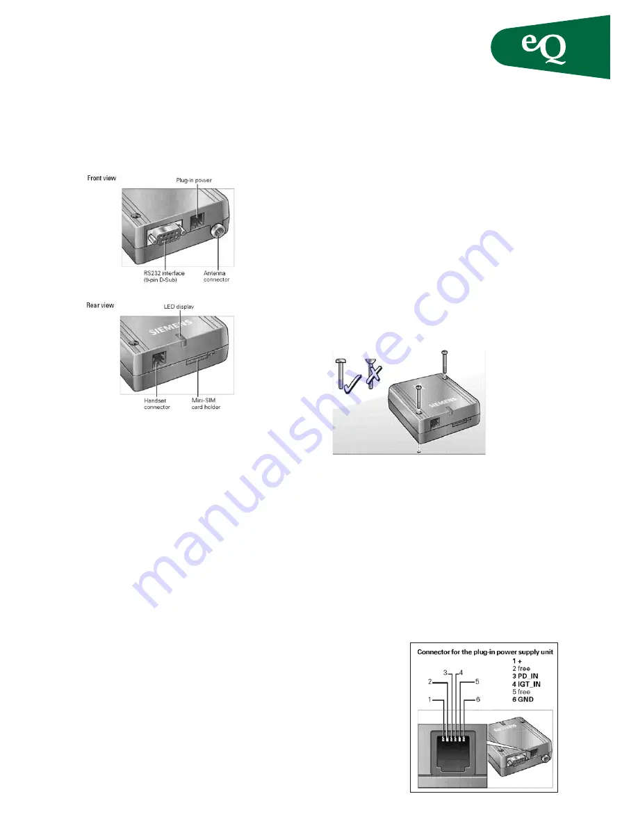 Siemens MC35T Installation & Maintenance Download Page 2