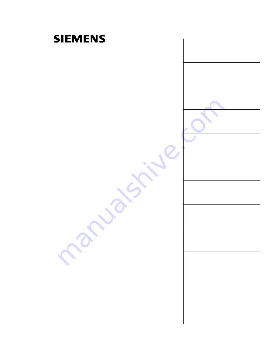 Siemens micromaster 410 Operating Instructions Manual Download Page 3