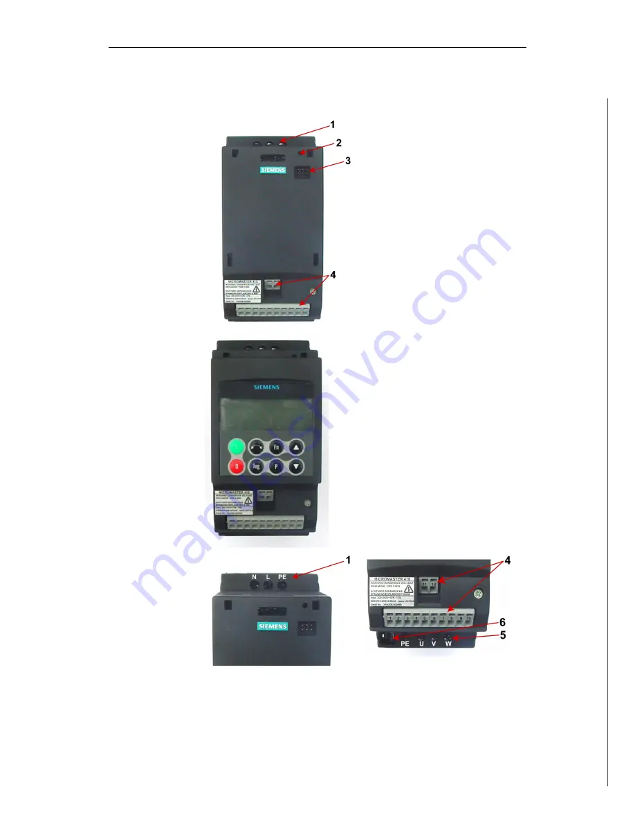 Siemens micromaster 410 Operating Instructions Manual Download Page 83