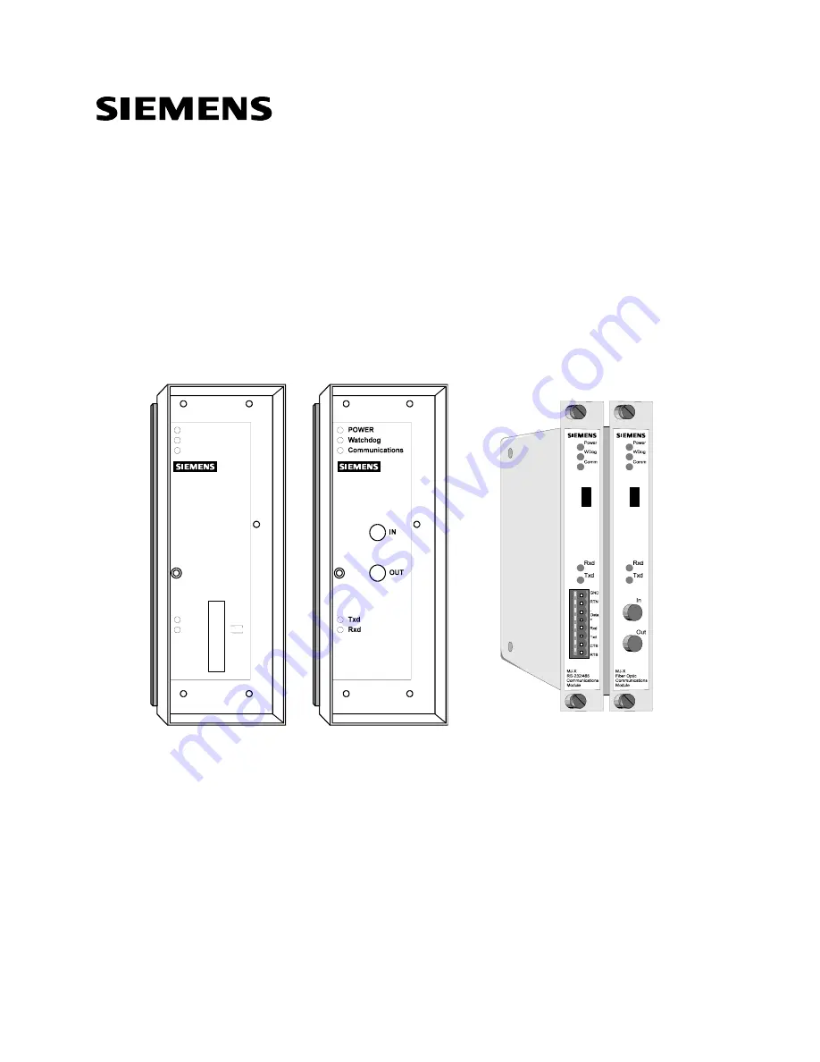 Siemens MJ-X Series Скачать руководство пользователя страница 1