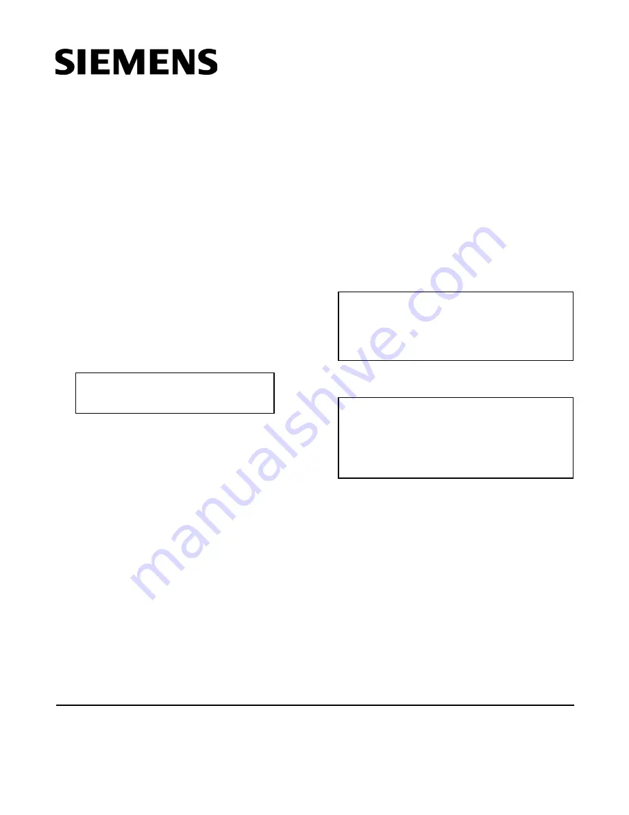 Siemens MMB3-ALD-UK Installation Instructions Download Page 1