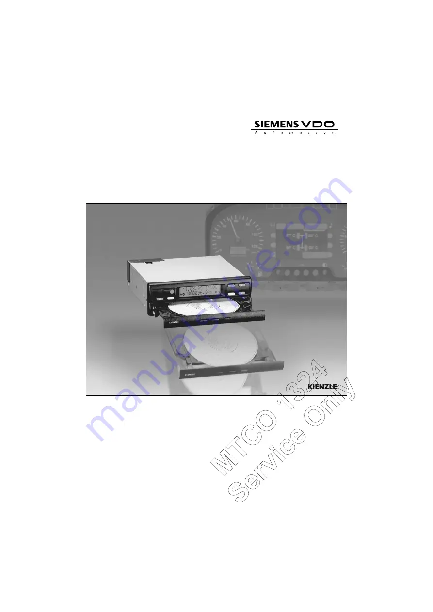 Siemens MTCO 1324 Operating Instructions Manual Download Page 1