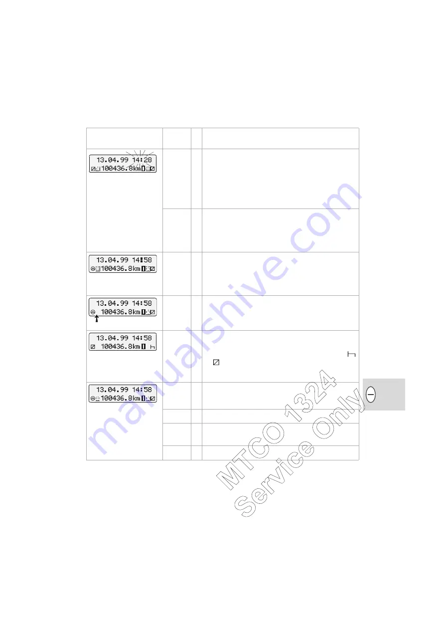 Siemens MTCO 1324 Operating Instructions Manual Download Page 105