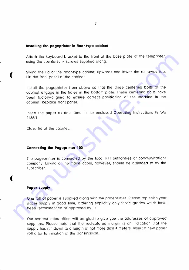 Siemens multiranger 100 Manual Download Page 9