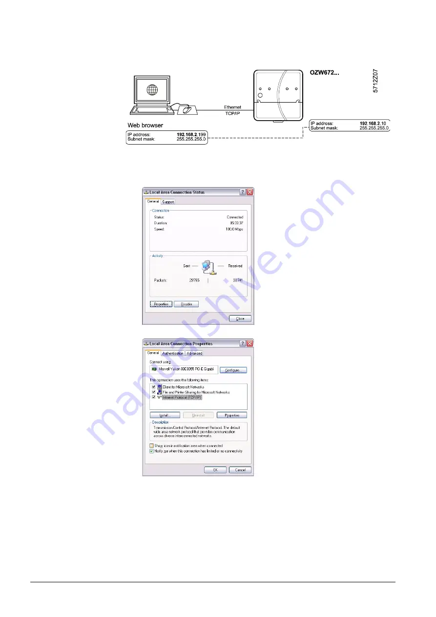 Siemens OZW672.01 Commissioning Instructions Download Page 98