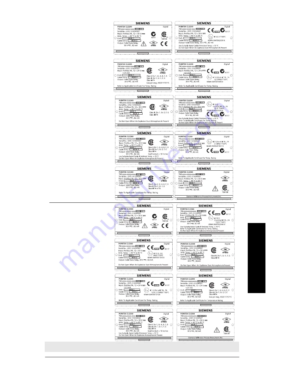 Siemens Pointek CLS200 Quick Start Manual Download Page 146