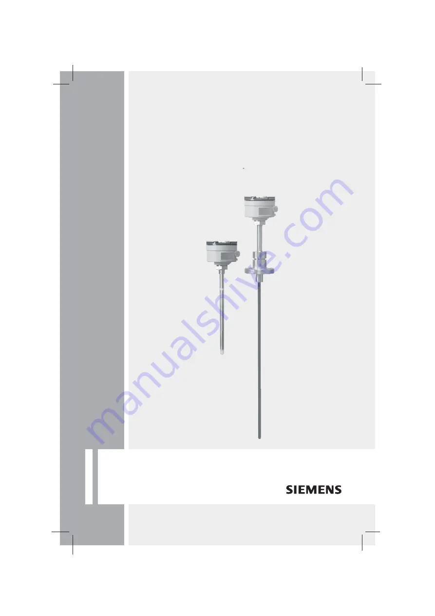 Siemens Pointek CLS500 Operating Instructions Manual Download Page 1