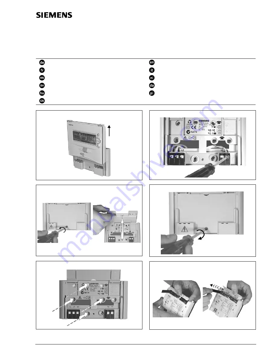 Siemens REV23 Installation Instructions Manual Download Page 1