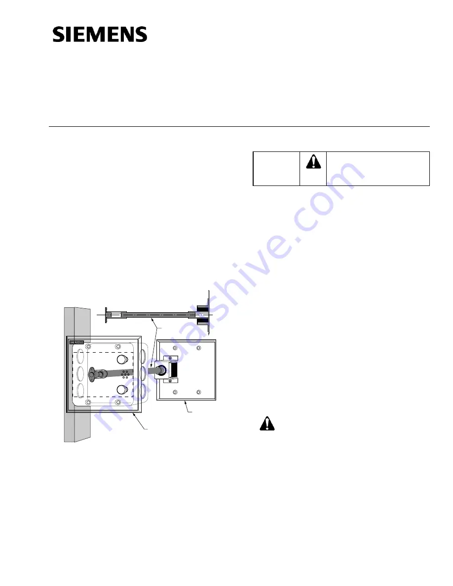 Siemens RPT Installation Instructions Download Page 1