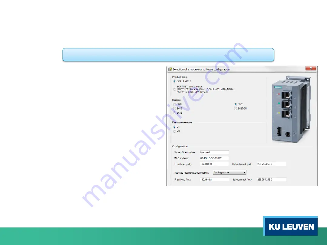 Siemens SCALANCE S623 Скачать руководство пользователя страница 62